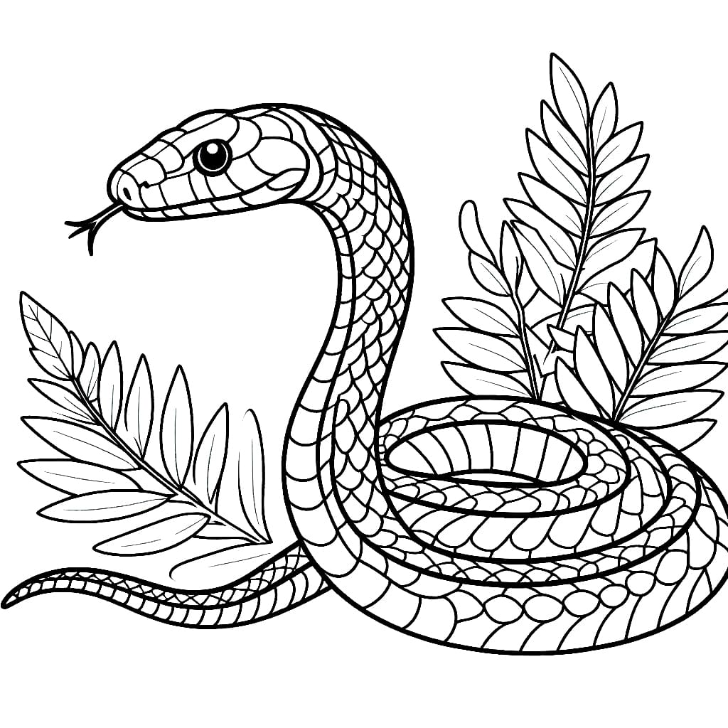 Con Rắn Và Cành Cây