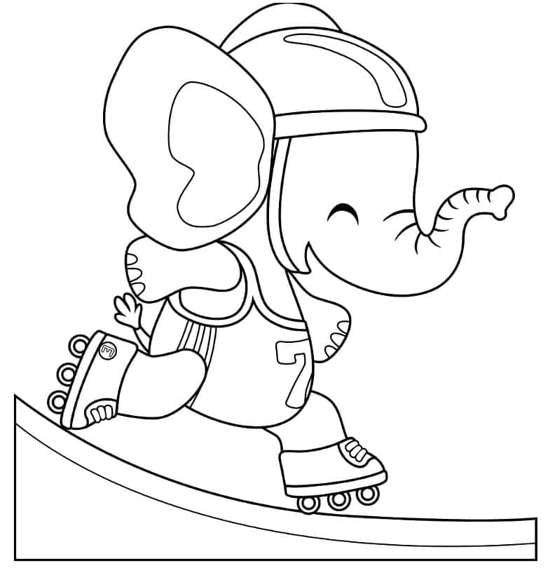 T M u Con Voi Tr t Patin Trang T M u Cho B 