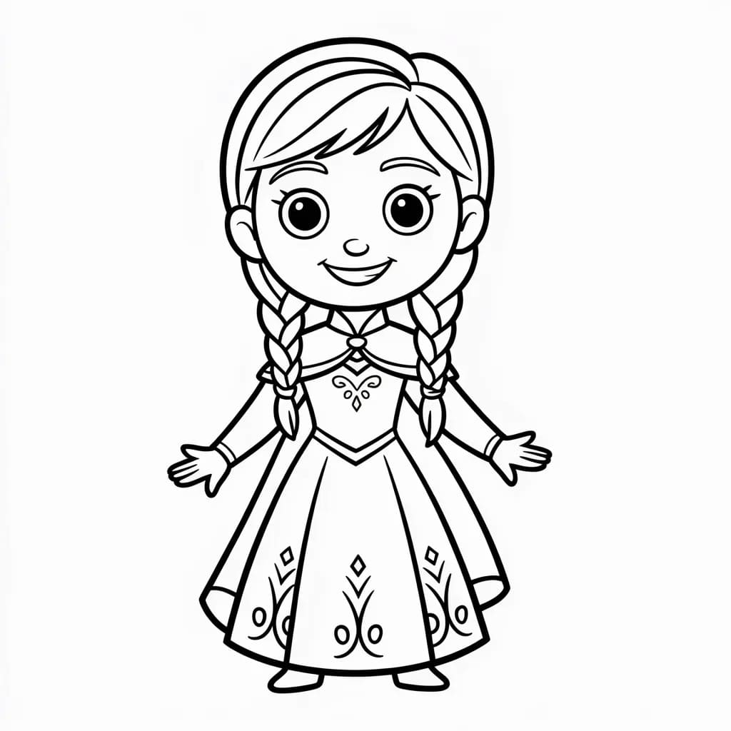 Công Chúa Anna Váy Xòe