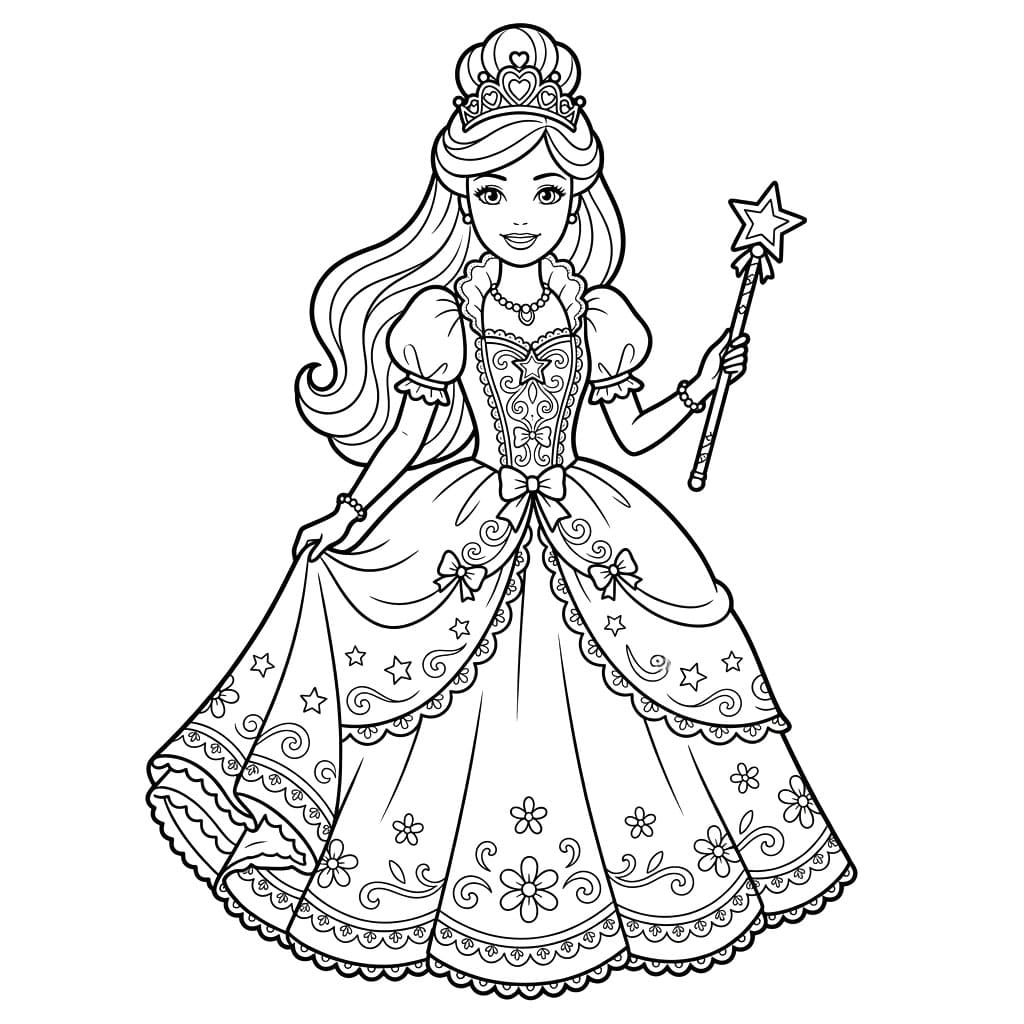 Công Chúa Barbie Cổ Điển