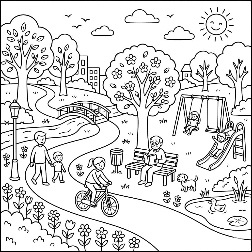 Công Viên Nhiều Cây Xanh