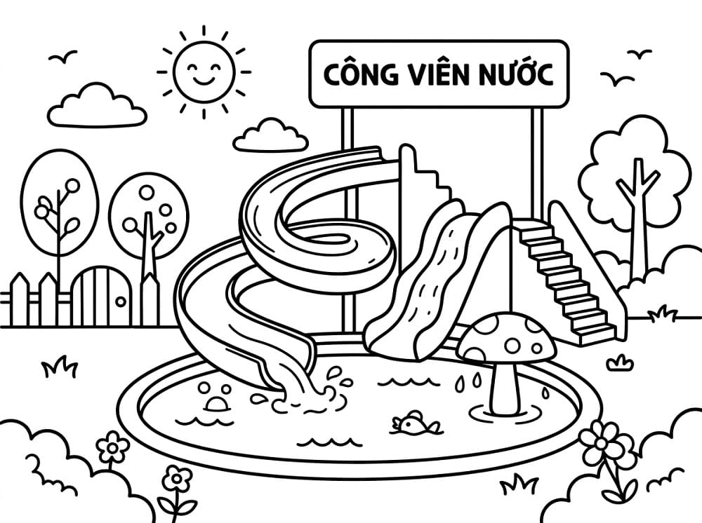 Công Viên Nước Mùa Hè