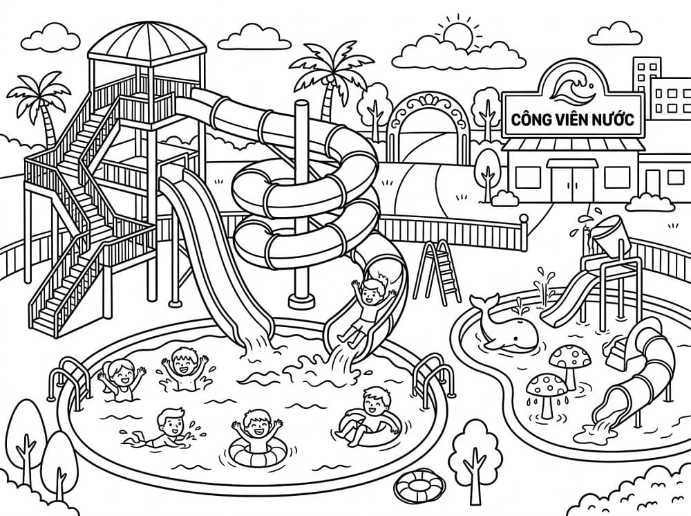 Công Viên Nước Rất Đẹp