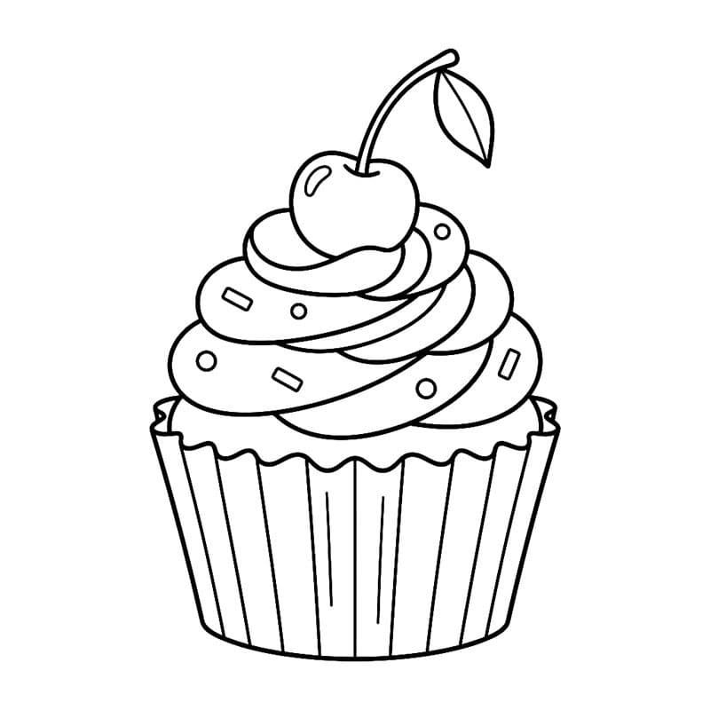 Cupcake Anh Đào Cổ Điển