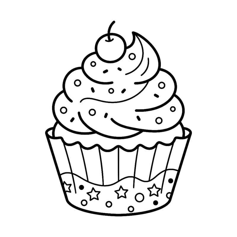 Cupcake Rắc Hạt Vui Nhộn