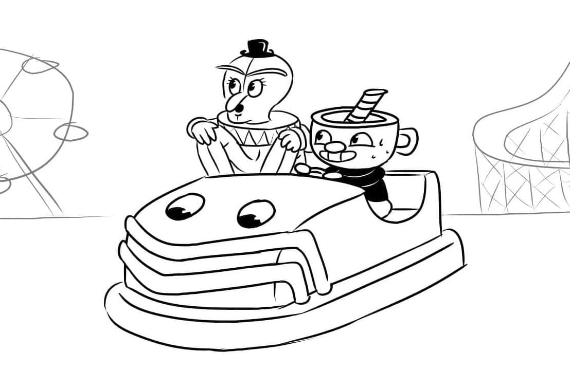 Cuphead Lái Xe