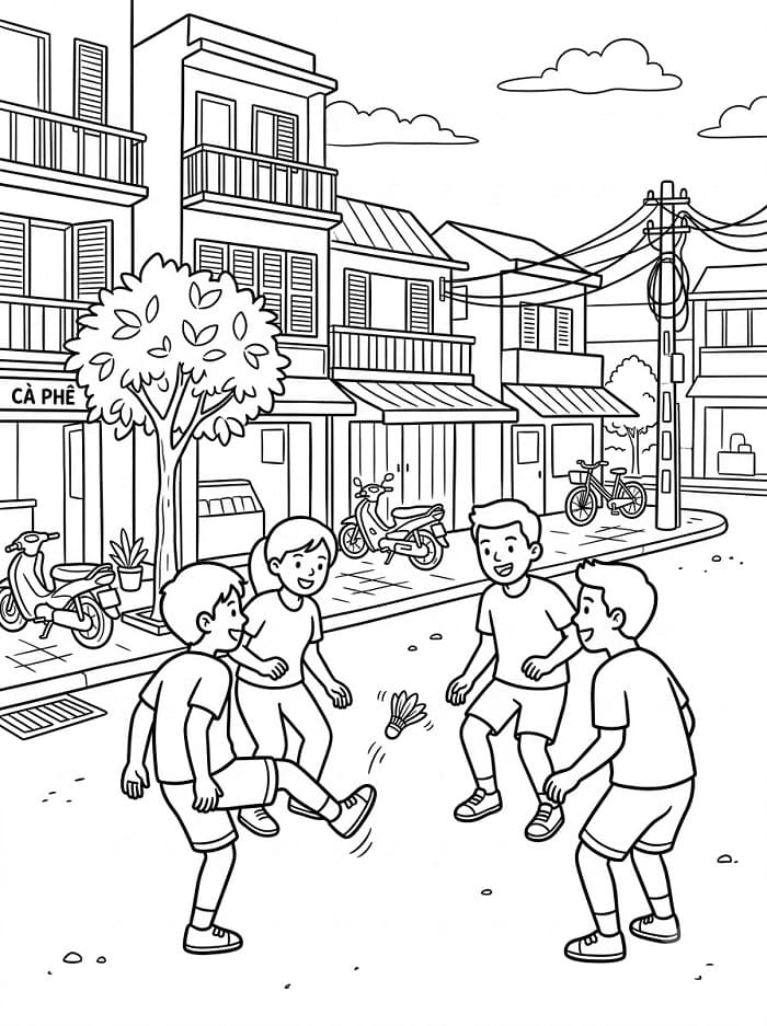 Đá Cầu Trên Phố