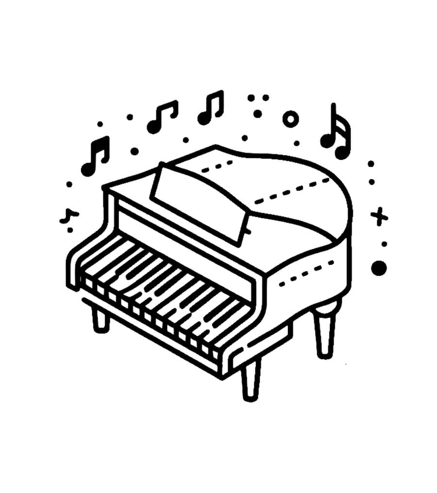 Đàn Piano Nhỏ Xinh