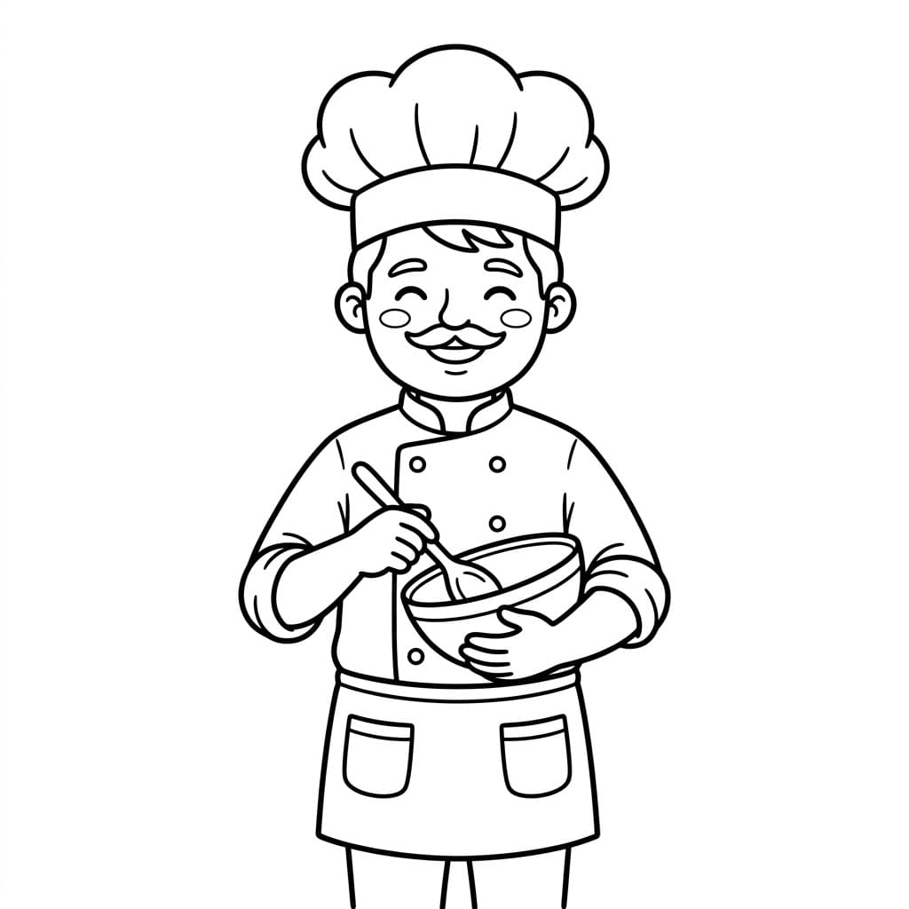 Đầu Bếp Chuẩn Bị Món Ăn