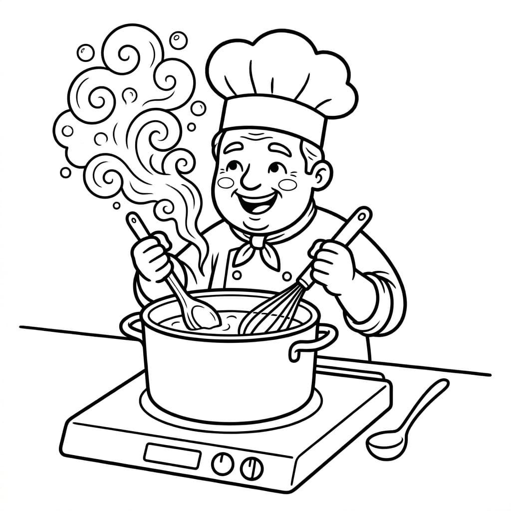 Đầu Bếp Nấu Súp