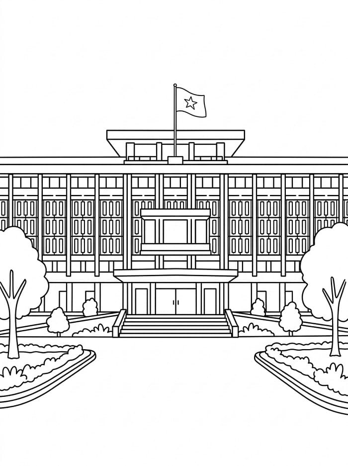 Dinh Độc Lập Vẻ Vang
