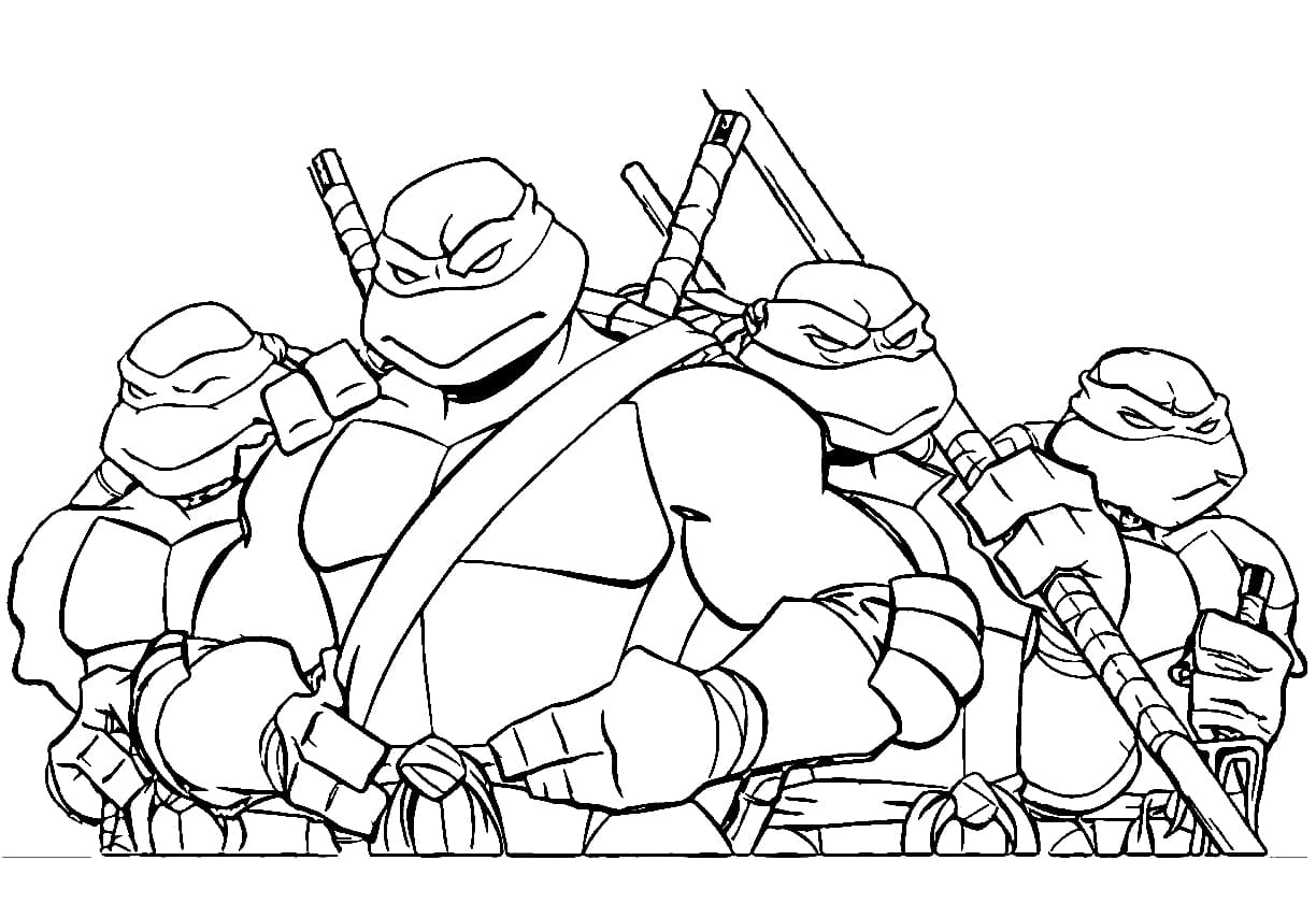 Đội Hình Ninja Rùa Cực Ngầu