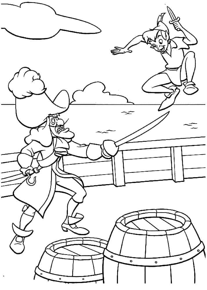 Đội Trưởng Hook Và Peter Pan