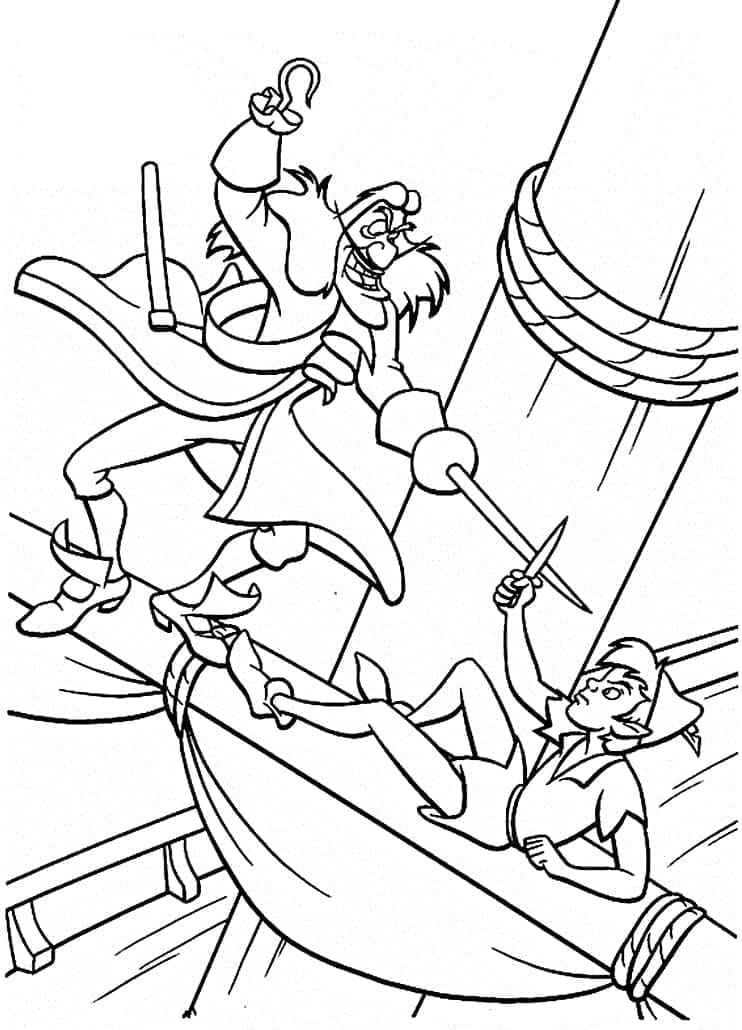 Đội Trưởng Hook vs Peter Pan