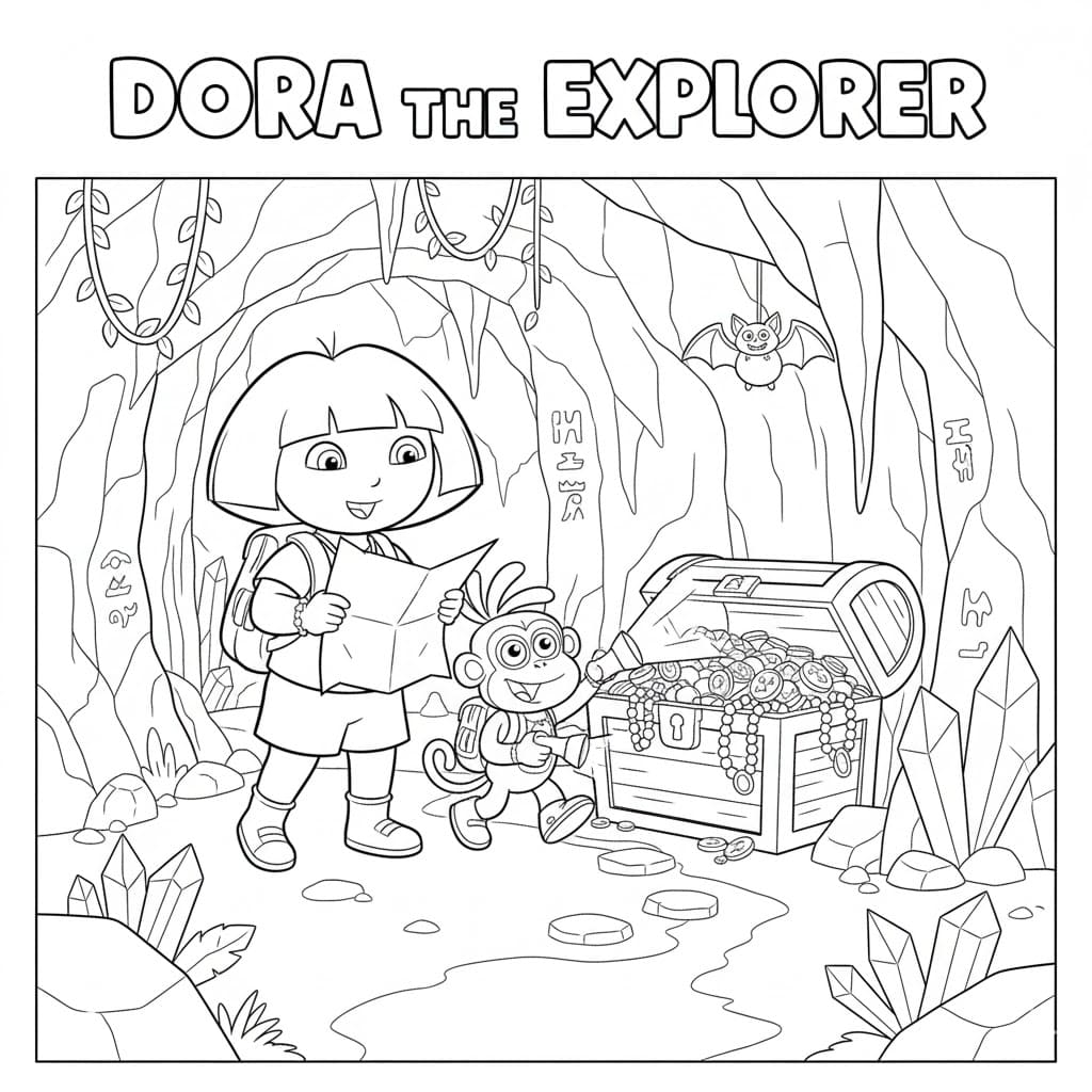 Dora Tìm Thấy Kho Báu