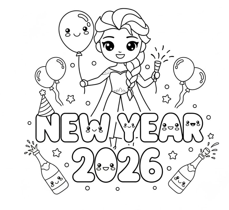 Elsa Chúc Mừng Năm Mới 2026