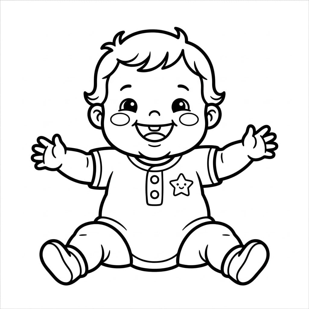 Em Bé Dang Tay Cười