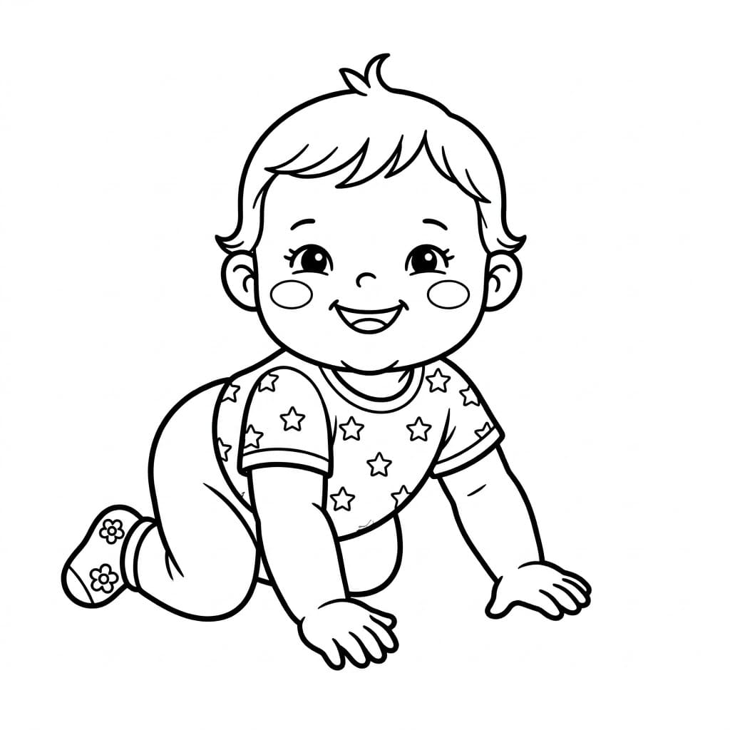 Em Bé Tập Trườn