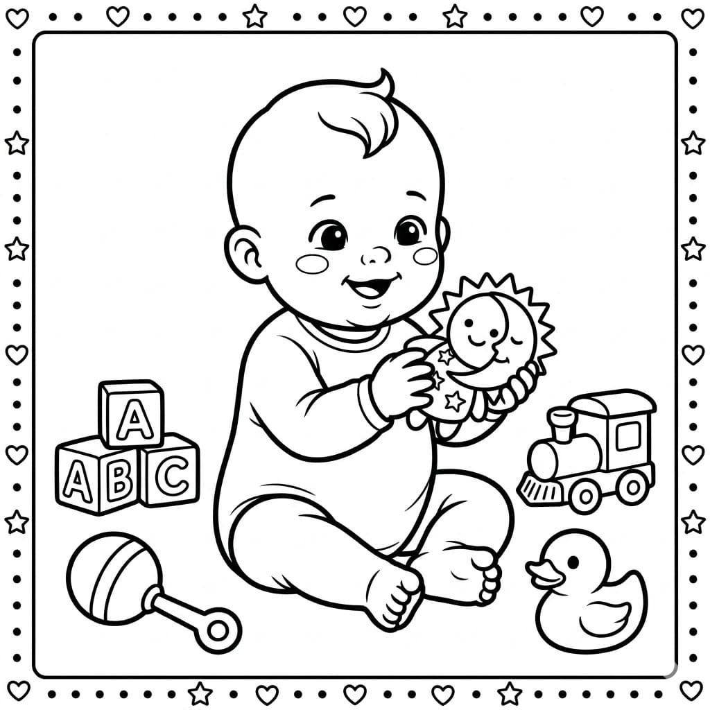 Em Bé Và Đồ Chơi