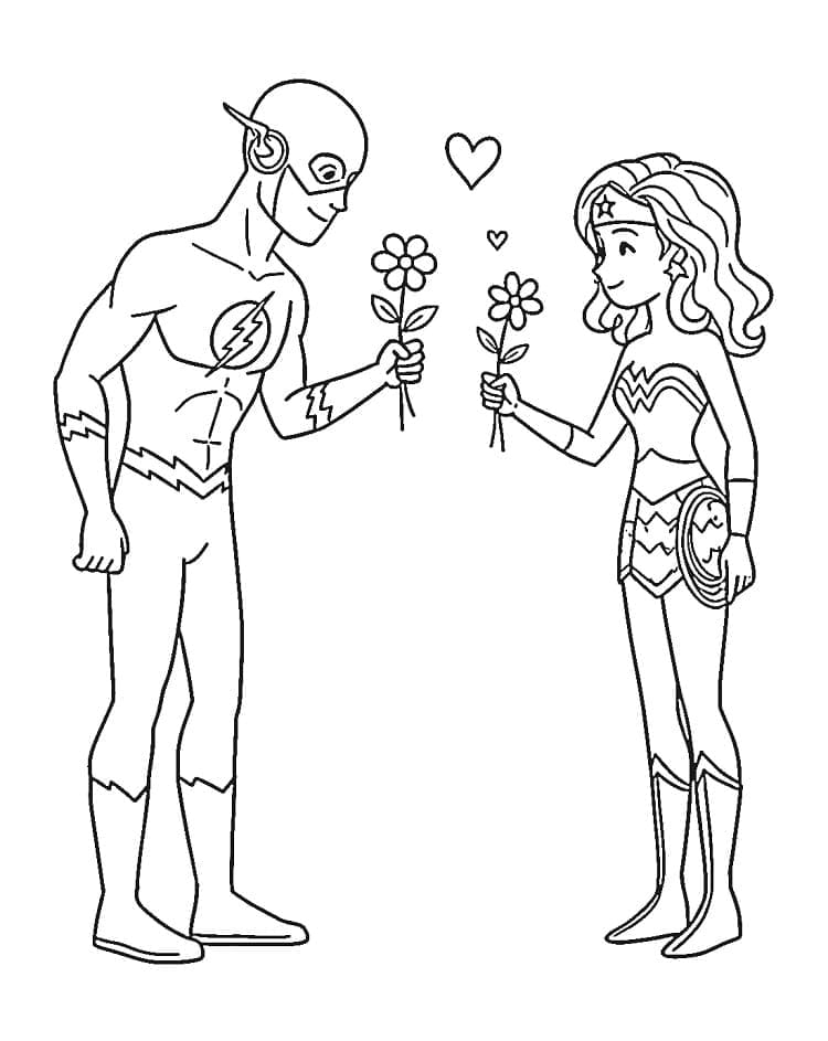 Flash và Wonder Woman