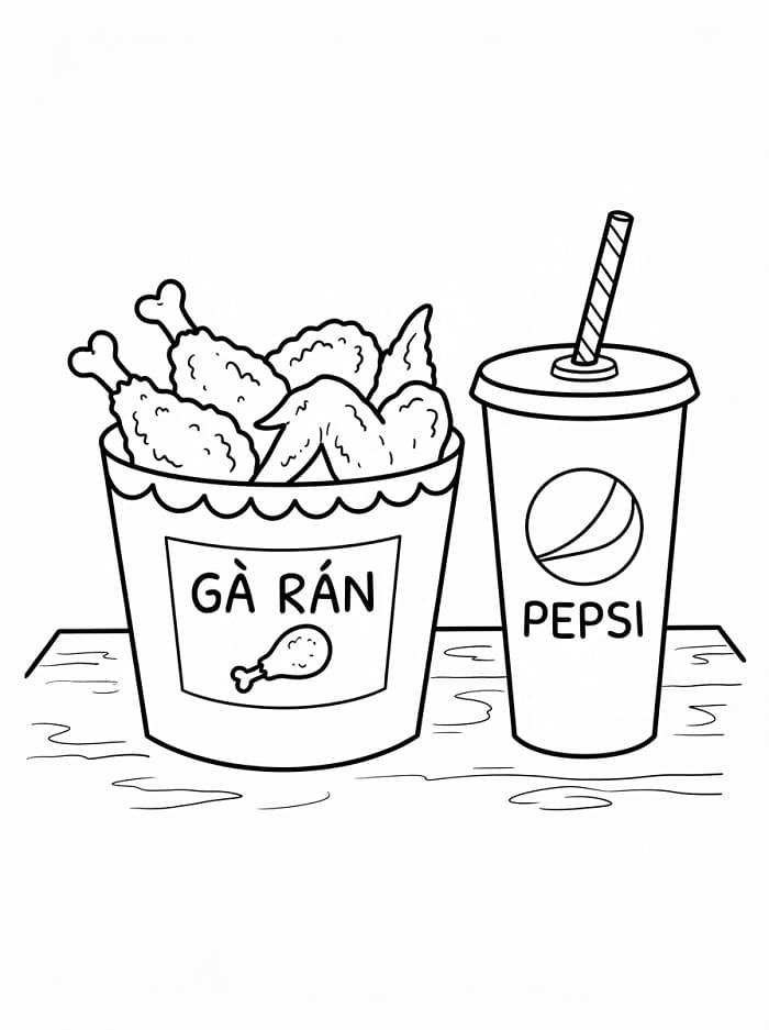 Gà Rán và Pespi