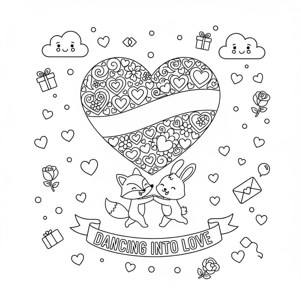 Gấu Nhỏ Trong Trái Tim Valentine