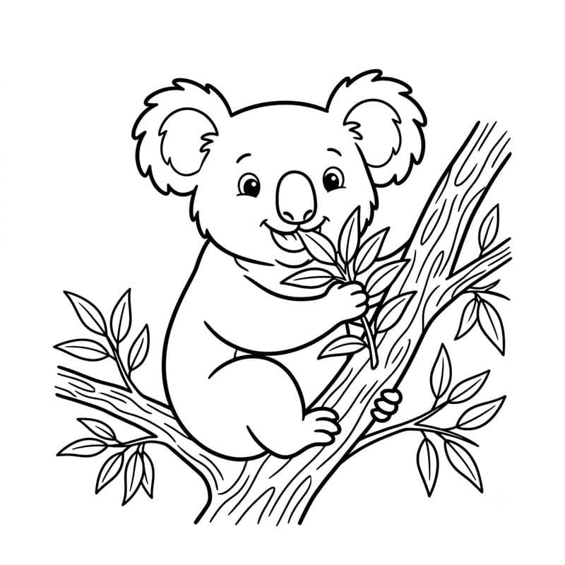 Gấu Túi Đang Ăn
