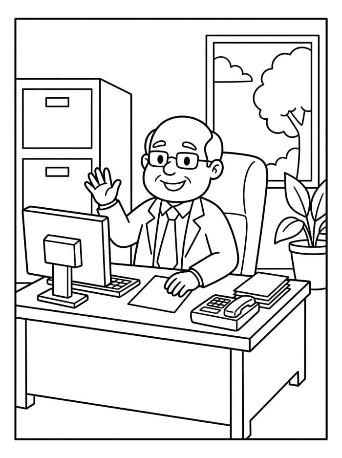 Giám Đốc Trong Văn Phòng