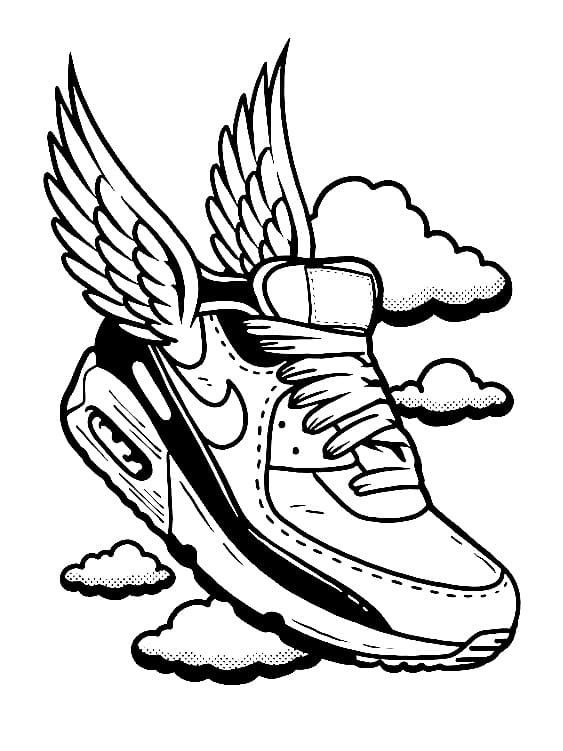 Giày Nike Với Đôi Cánh