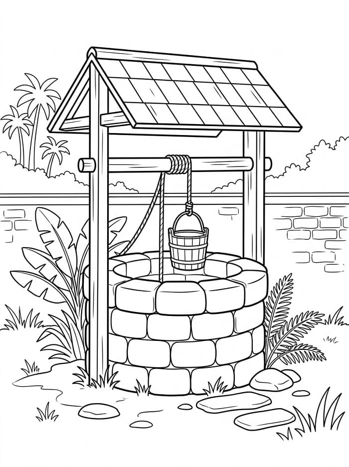 Tô Màu Giếng Nước