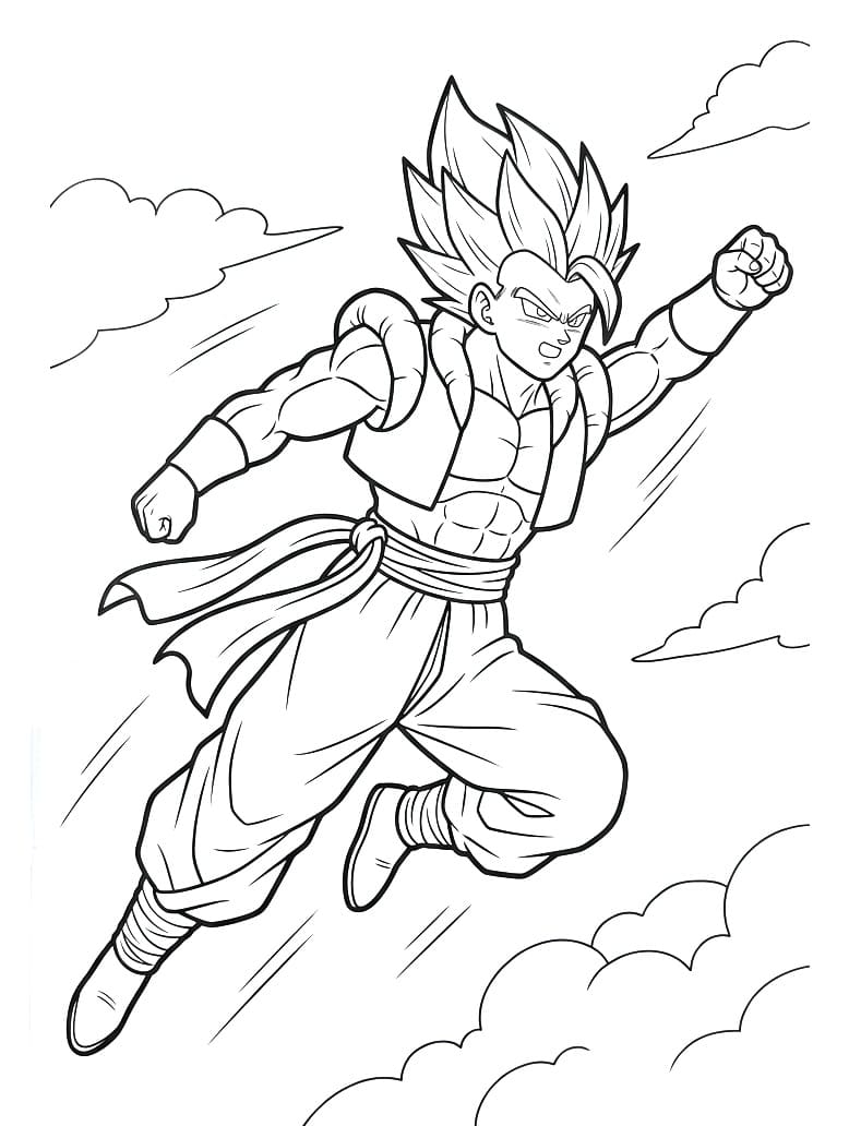 Gogeta Trên Bầu Trời