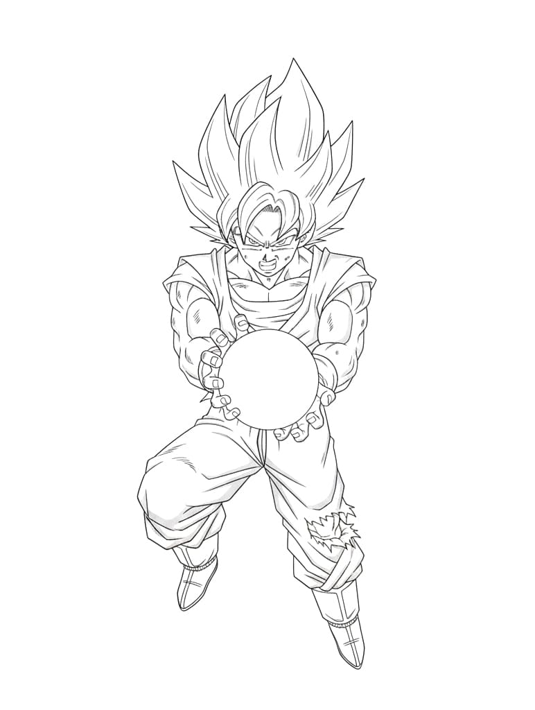 Goku Tích Tụ Tức Mạnh