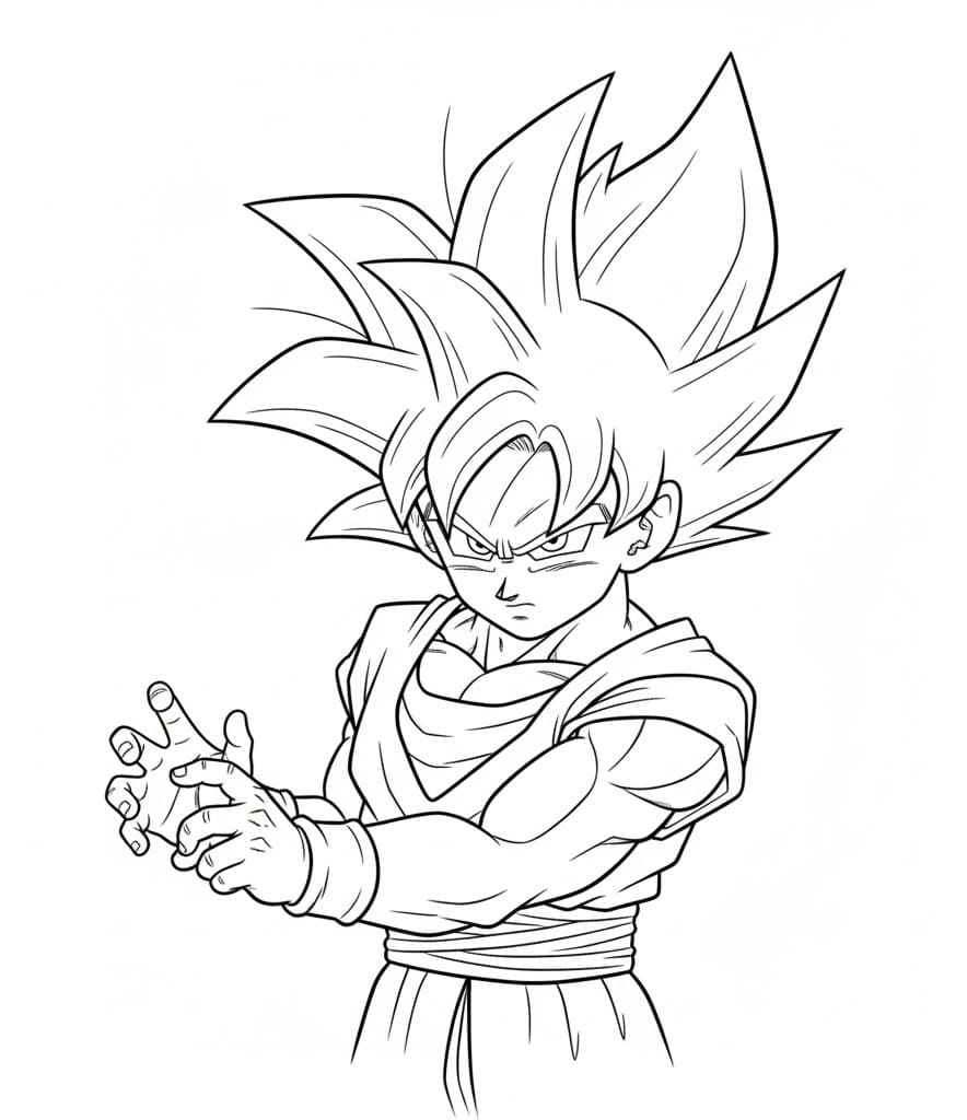 Goku Tư Thế Quyết Chiến