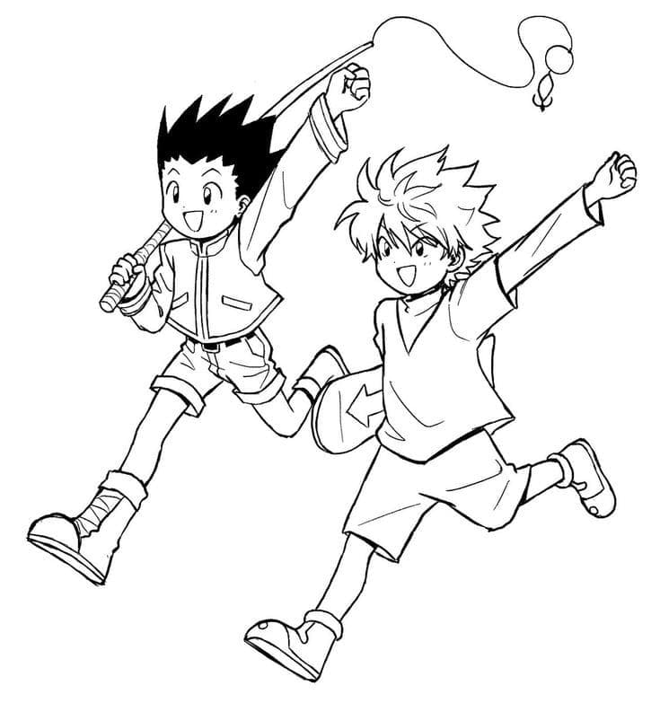 Gon và Killua Trong Hunter x Hunter