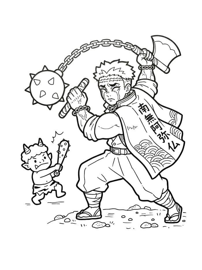 Gyomei Himejima Chiến Đấu