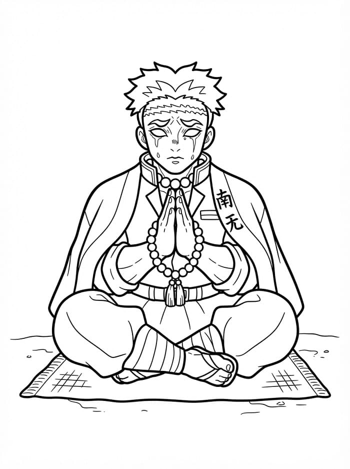 Gyomei Himejima Đang Thiền