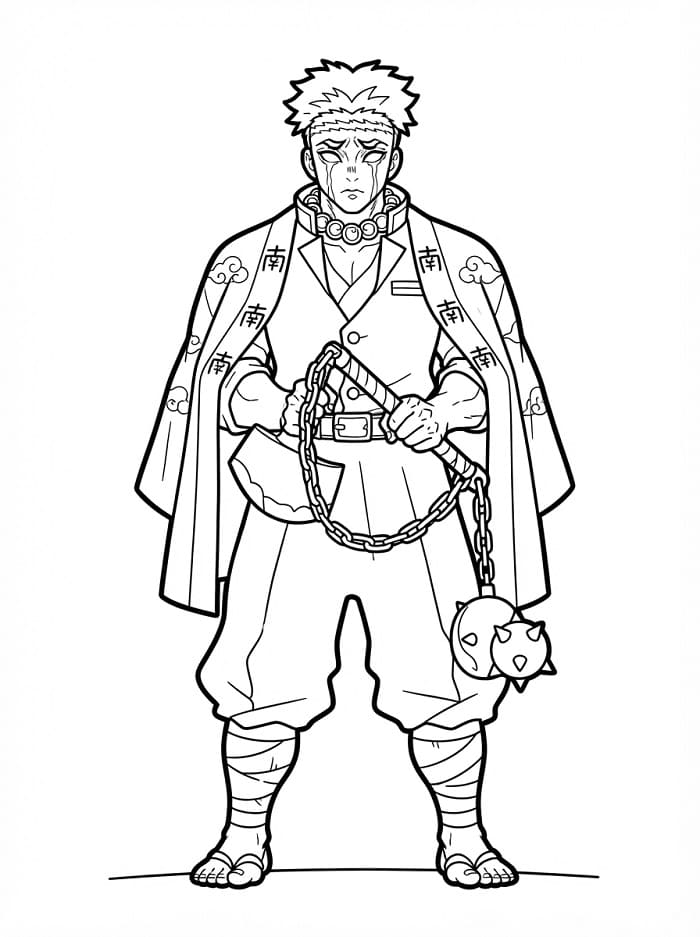Gyomei Himejima Trong Anime Demon Slayer