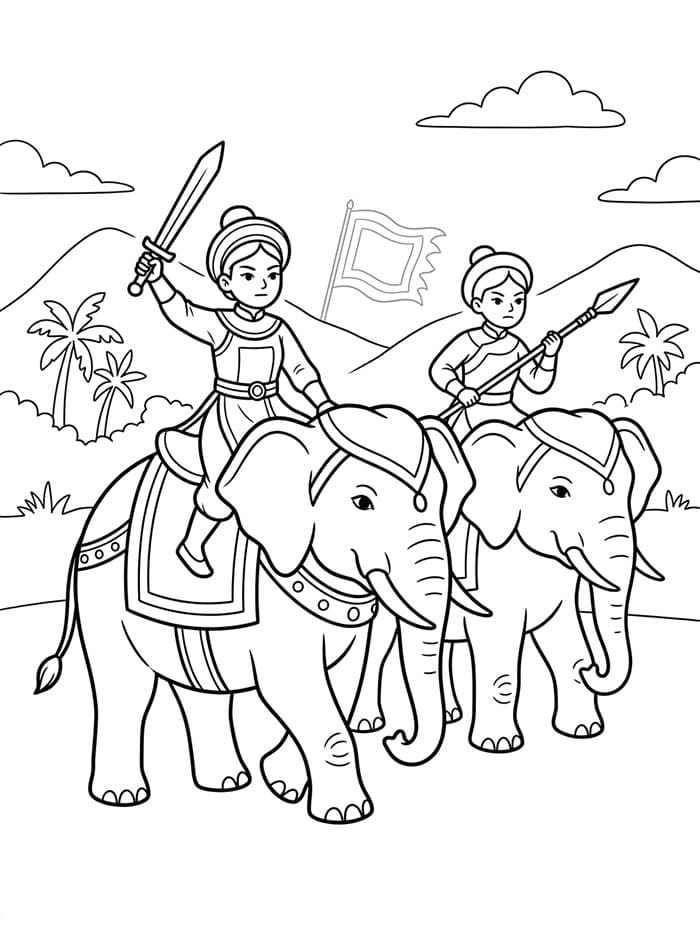 Hai Bà Trưng Dũng Cảm