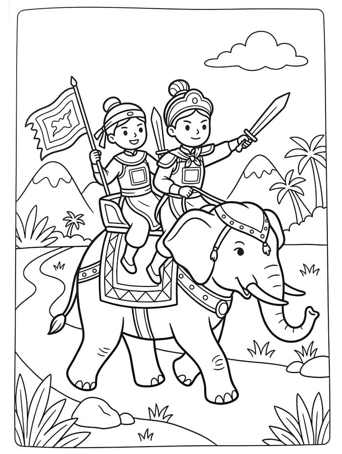 Hai Bà Trưng Lẫm Liệt
