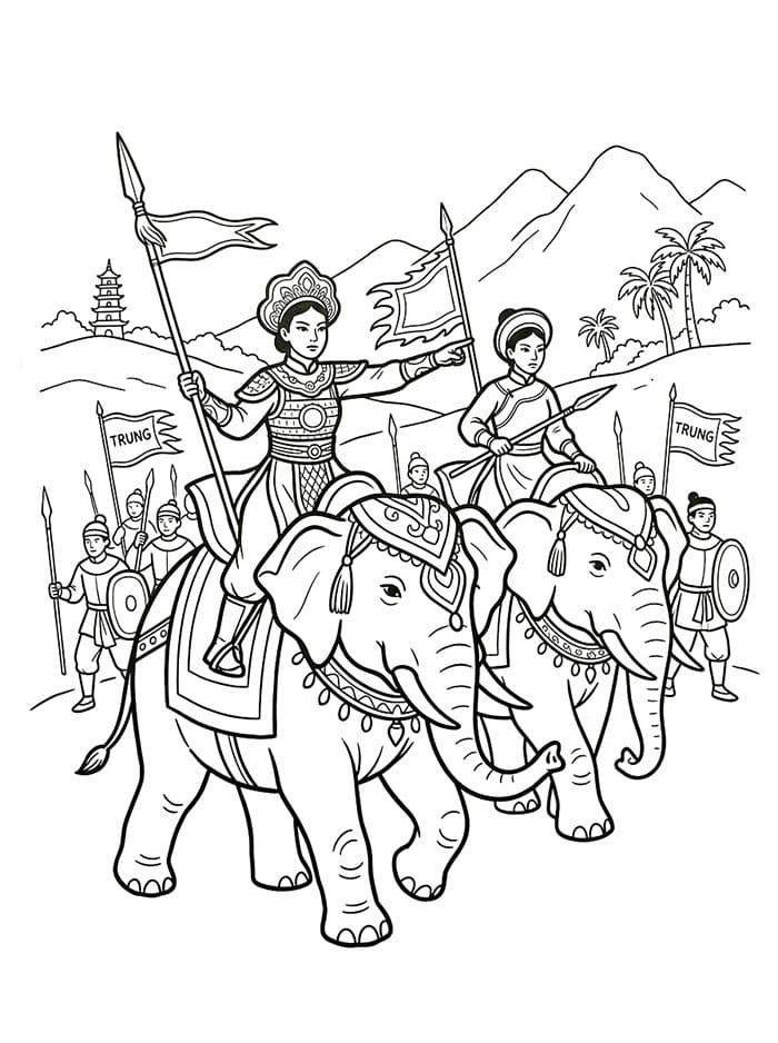 Hai Bà Trưng Vang Dội