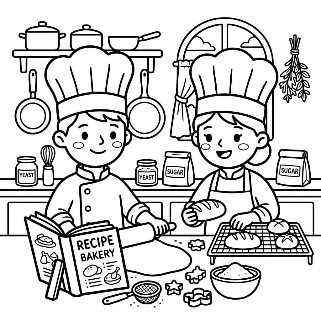 Hai Đầu Bếp Làm Bánh