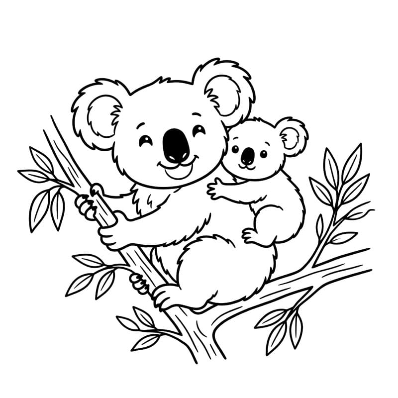 Hai Mẹ Con Gấu Túi
