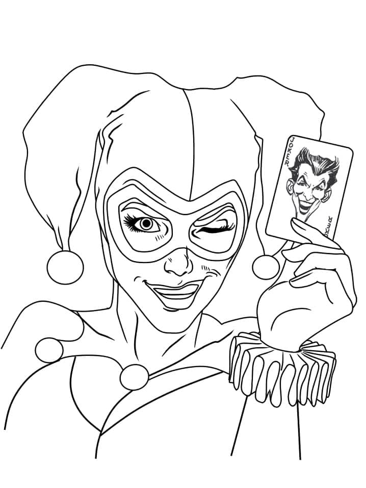 Harley Quinn Với Lá Bài