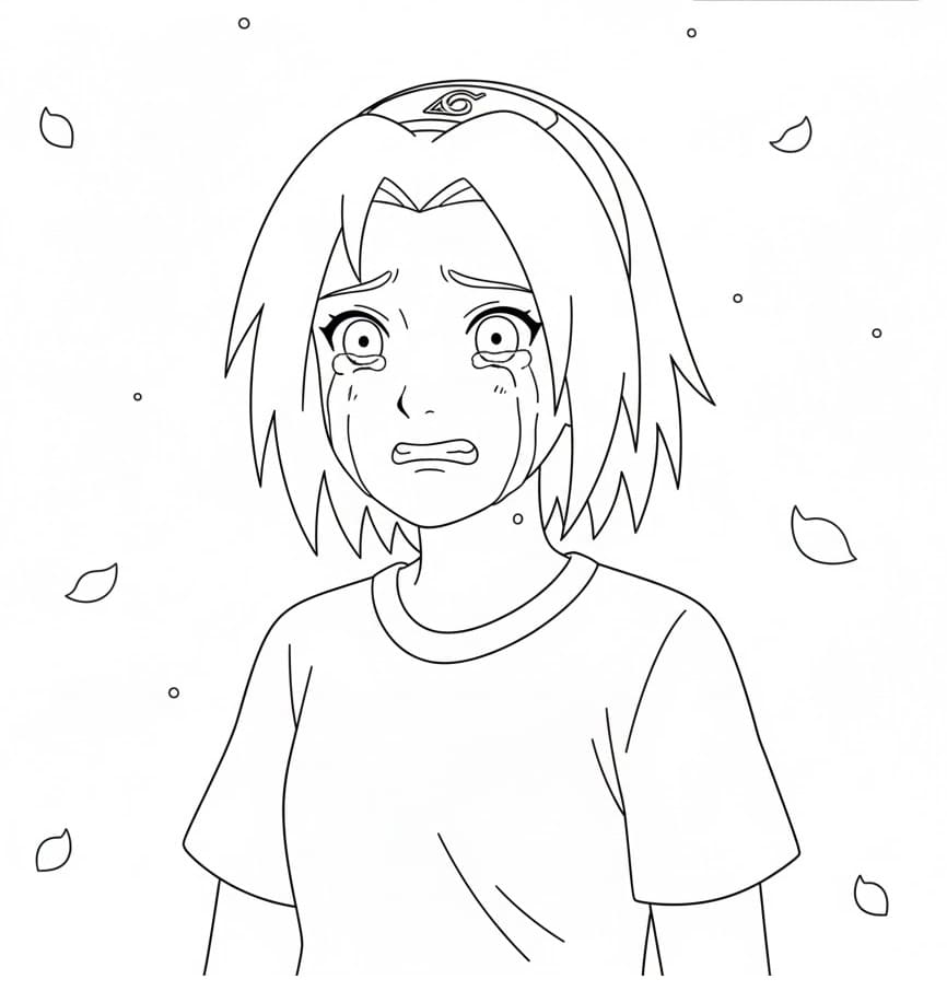 Haruno Sakura Đang Khóc