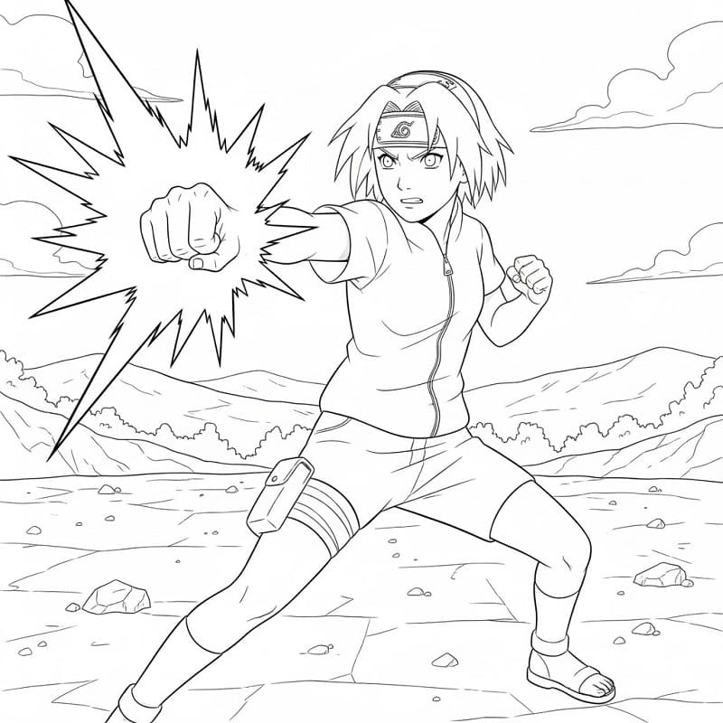 Haruno Sakura Mạnh Mẽ