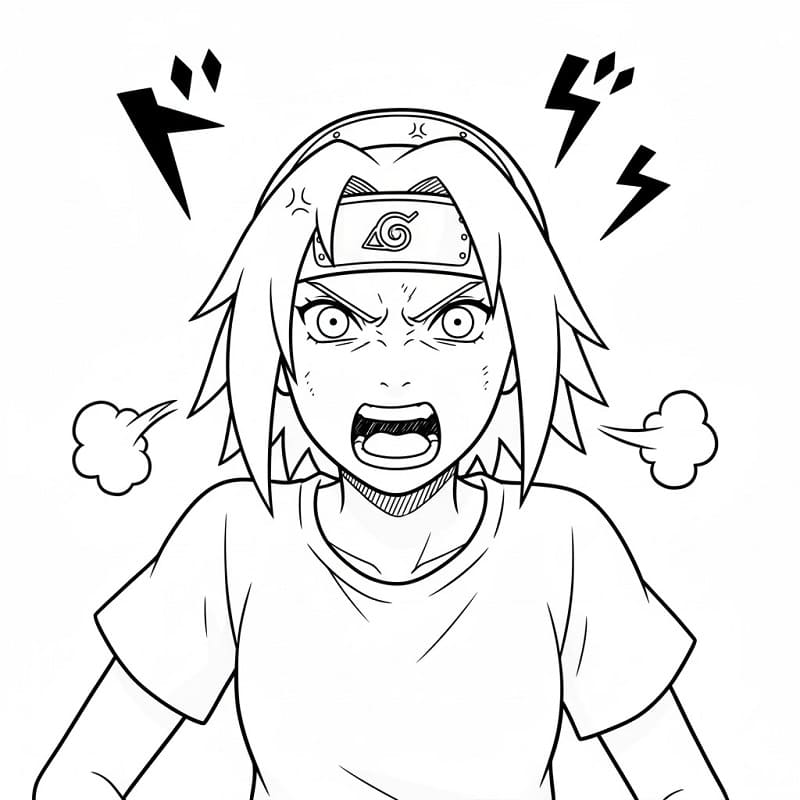 Haruno Sakura Tức Giận