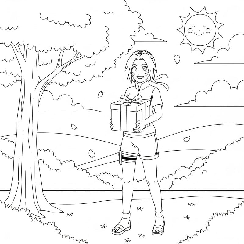 Haruno Sakura Với Món Quà