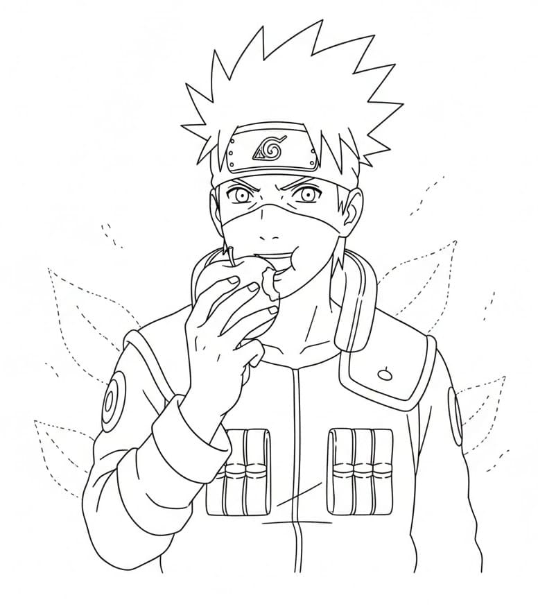 Hatake Kakashi Ăn Táo