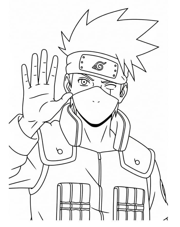 Hatake Kakashi Vẫy Tay