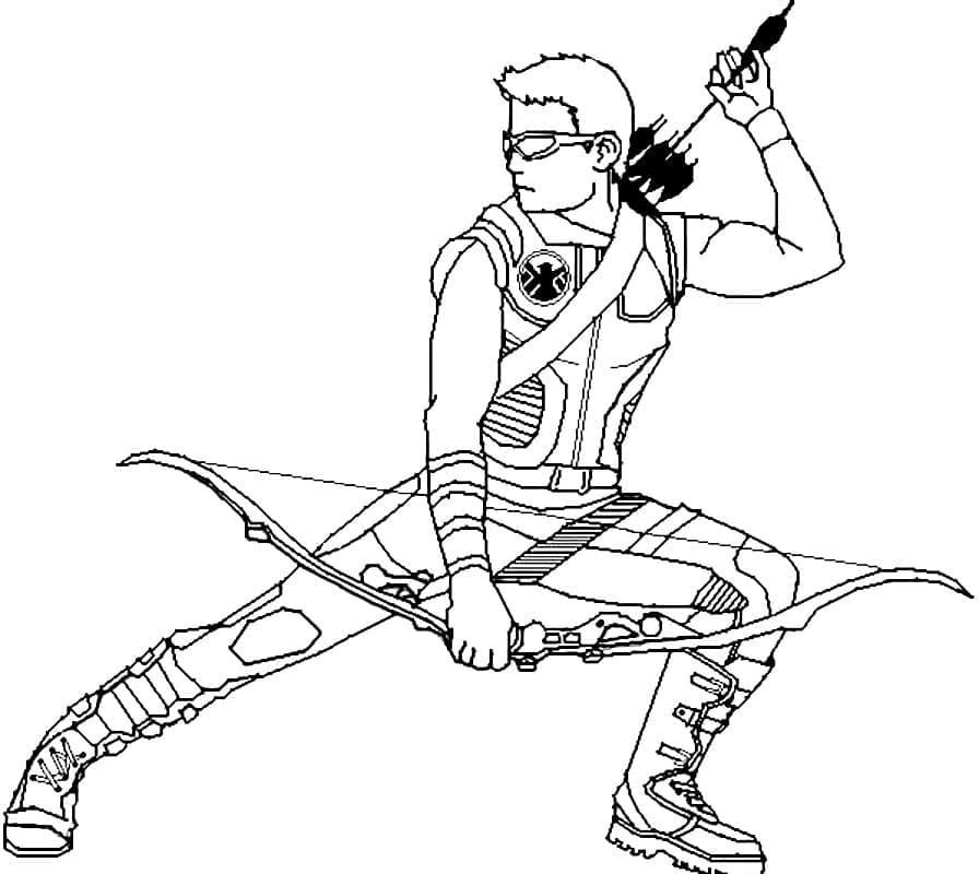 Hawkeye Đang Chiến Đấu